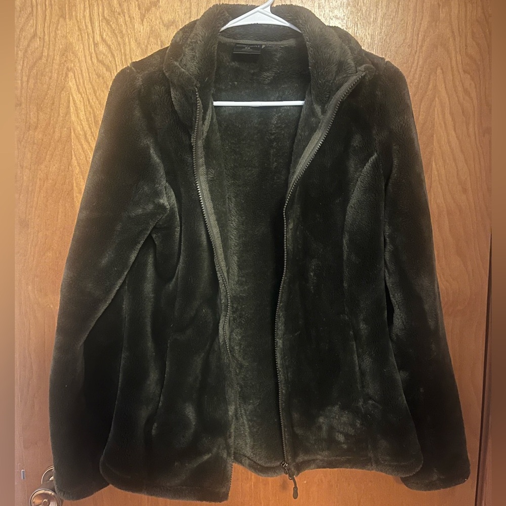 Cozy Olive Teddy Jacket 32°